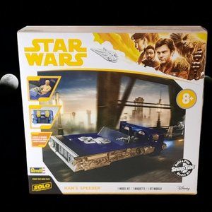Star Wars Solo Han’s Speeder  (1/28) Model Kit Lights and Sound NEW Disney